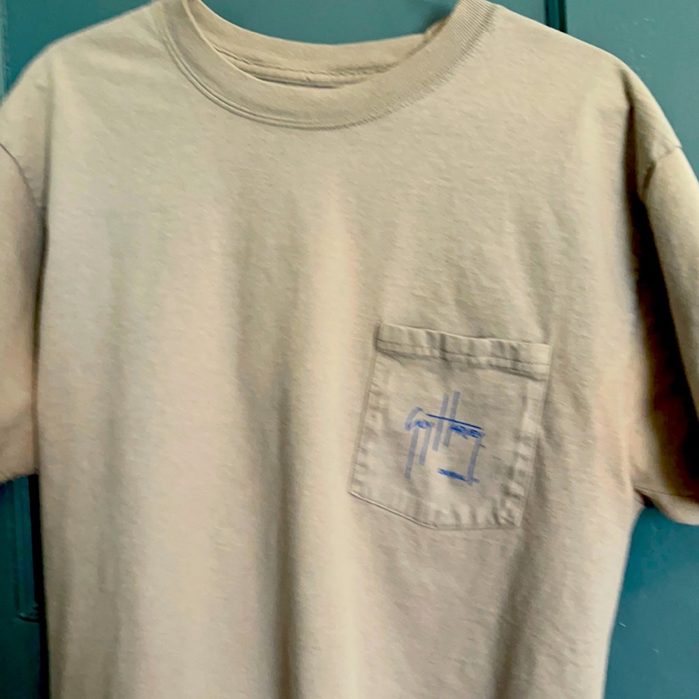 Guy Harvey grey tee shirt. Not new, but still has life left in it. Classic